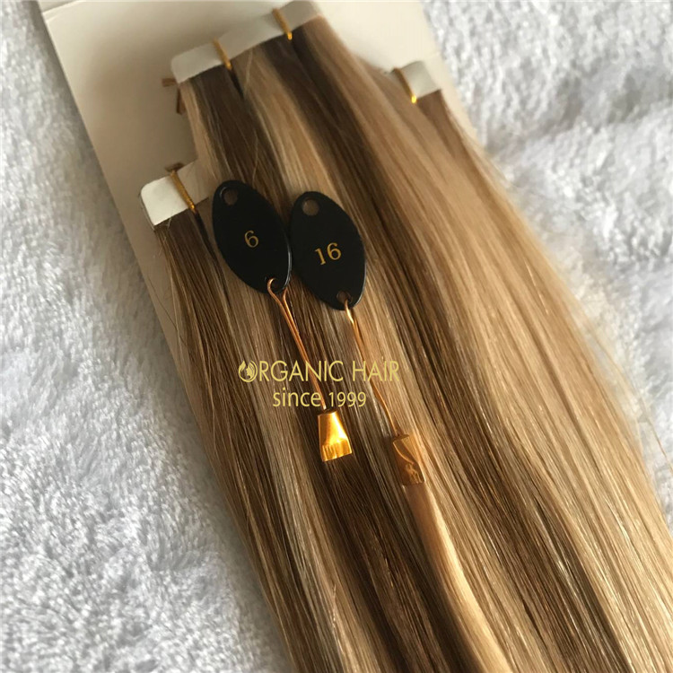 Tape In Hair Extensions - 100% Remy Cuticle Human Hair Extensions A188